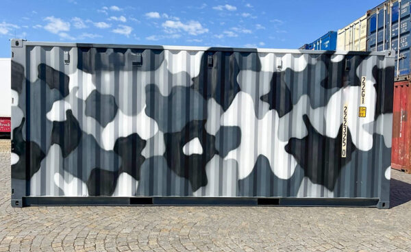 Contenedor Marítimo Camuflaje 20 pies – Acero CORTEN, 33 m³ y Carga 28 t - Imagen 7