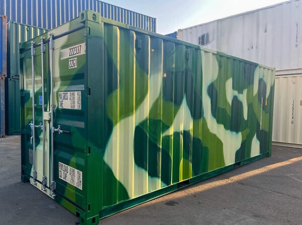 Contenedor Marítimo Camuflaje 20 pies – Acero CORTEN, 33 m³ y Carga 28 t - Imagen 2
